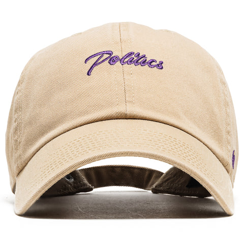 Politics x '47 Flat Script Strapback - Khaki