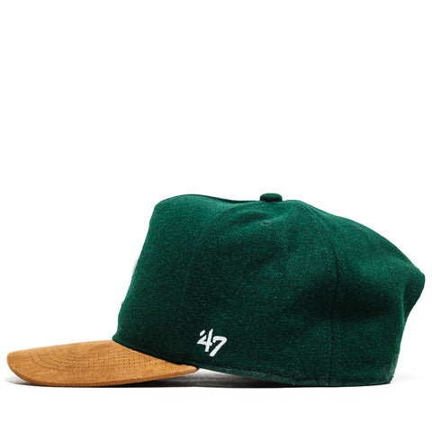Politics x '47 Hitch Snapback - Green/Suede