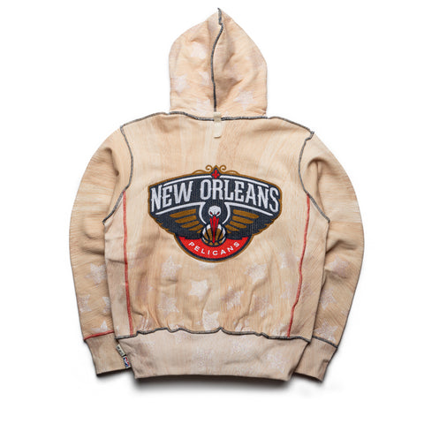 Advisory Board Crystals x NBA New Orleans Pelicans Hoodie - Wood Grain