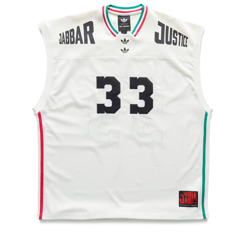 Willy Chavarria x Adidas Basketball Jersey - Off White/Black