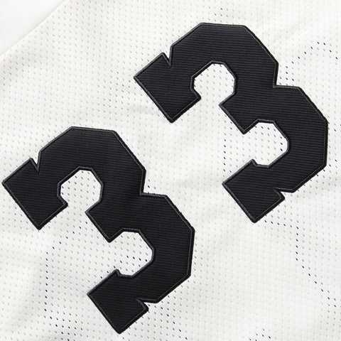 Willy Chavarria x Adidas Basketball Jersey - Off White/Black