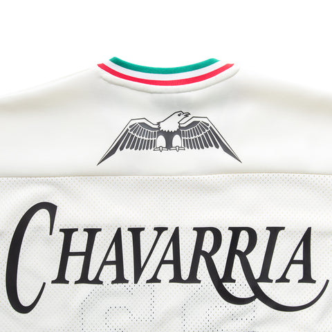 Willy Chavarria x Adidas Basketball Jersey - Off White/Black
