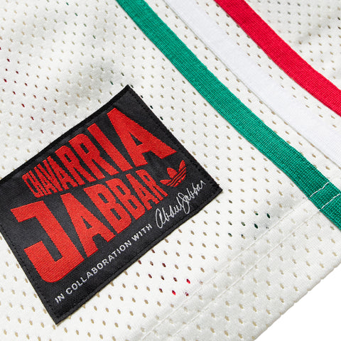Willy Chavarria x Adidas Basketball Jersey - Off White/Black