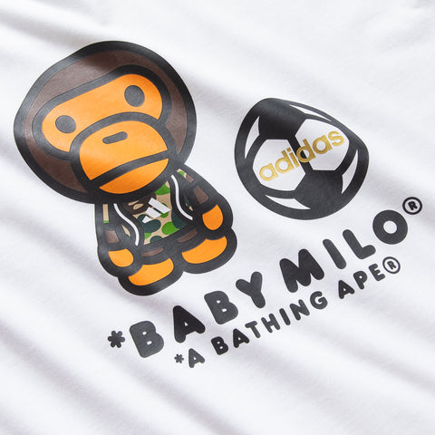 A Bathing Ape x Adidas Milo Tee - White