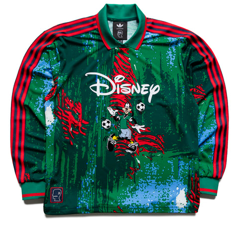 Brain Dead x Disney x Adidas L/S Jersey - Bold Green/Red