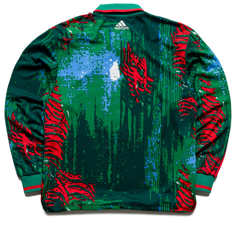 Brain Dead x Disney x Adidas L/S Jersey - Bold Green/Red