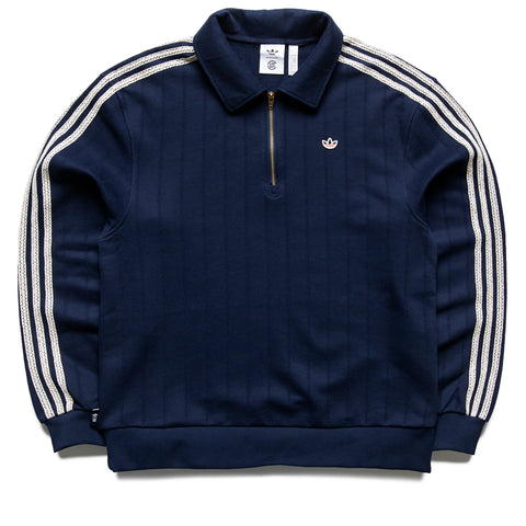 CLOT x Adidas Quarter Zip Sweatshirt - Night Indigo