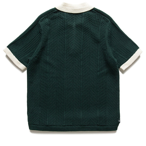 CLOT x Adidas Knit Polo - Green Night