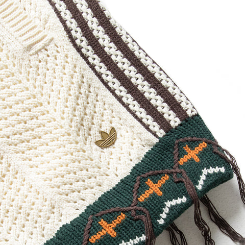 CLOT x Adidas Crochet Shorts - Cream White