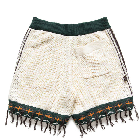 CLOT x Adidas Crochet Shorts - Cream White