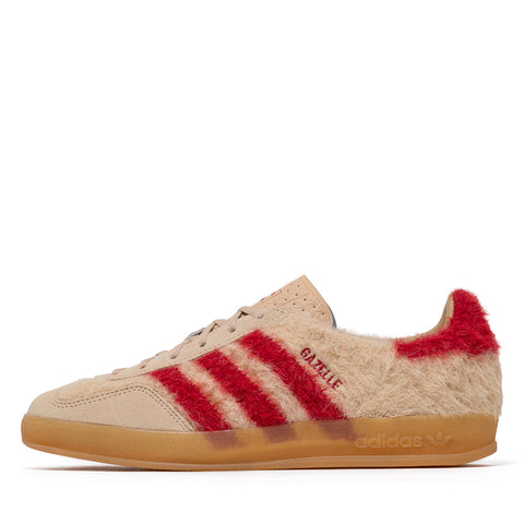 Women's Adidas Gazelle Indoor - Magic Beige/Team Victory Red