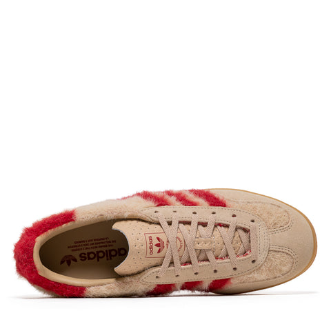Women's Adidas Gazelle Indoor - Magic Beige/Team Victory Red