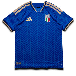Adidas Italy 26 Home Authentic Jersey - Bold Blue