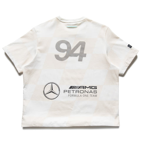 Adidas Bad Bunny x Mercedes AMG-PETRONAS F1 Team Tee - Core White/Chalk White