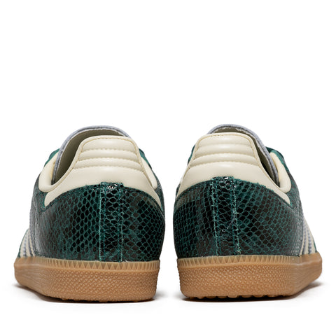 Women's Adidas Samba OG - Cream White/Collegiate Green