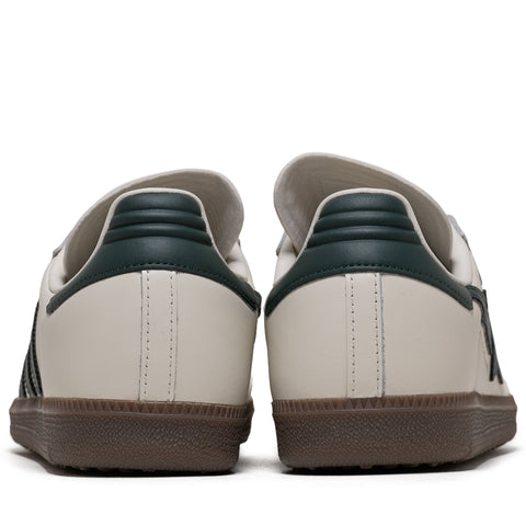 A Bathing Ape x Adidas Samba - Off White/Shadow Green