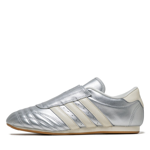 Women's Adidas Taekwondo - Silver Metallic/Off White