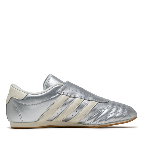 Women's Adidas Taekwondo - Silver Metallic/Off White