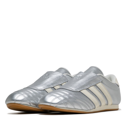 Women's Adidas Taekwondo - Silver Metallic/Off White