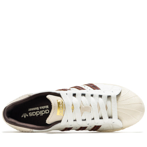 Wales Bonner x Adidas Superstar - Wonder White/Fox Brown