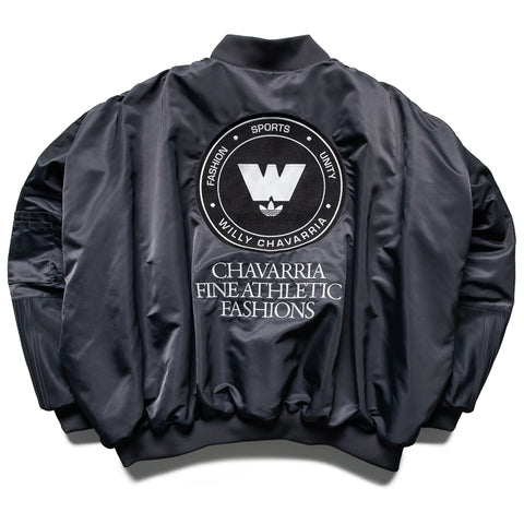 Willy Chavarria x Adidas Bomber Jacket - Grey Six