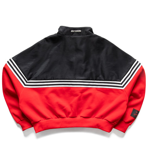Willy Chavarria x Adidas Gomez Half Zip - Black/Red
