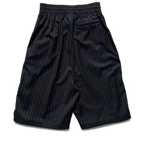 Willy Chavarria x Adidas Pinstripe Long Short - Black/White