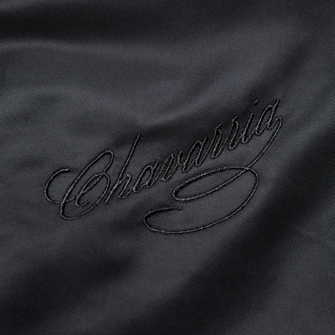 Willy Chavarria x Adidas Satin Bomber Jacket - Black