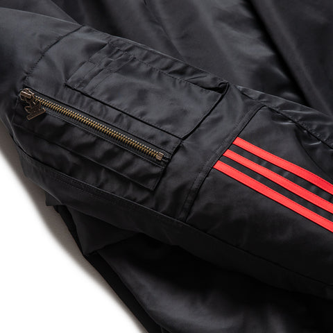Willy Chavarria x Adidas Satin Bomber Jacket - Black
