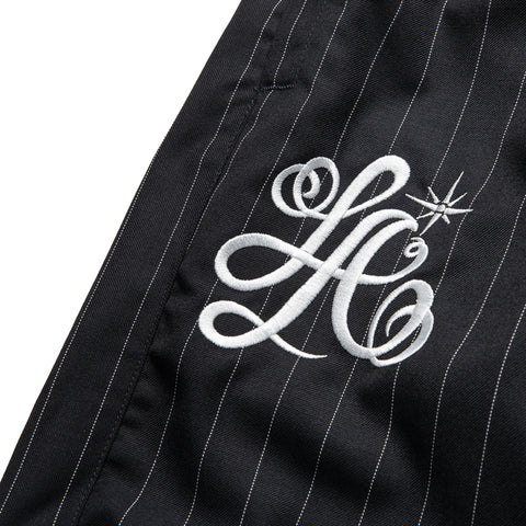 Willy Chavarria x Adidas Pinstripe Track Pant - Black/White