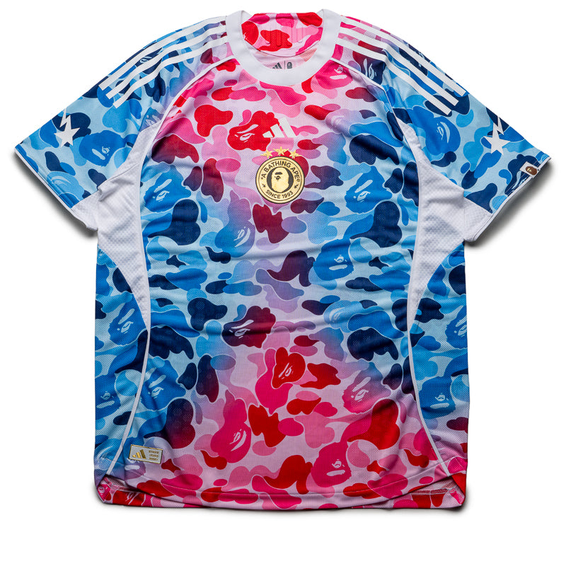 adidas×A BATHING BAPE Shock Blue Jersey Sneaker Politics