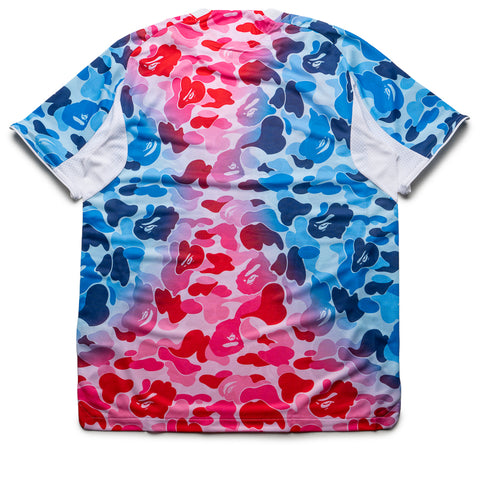 A Bathing Ape x Adidas Soccer Jersey - Shock Blue