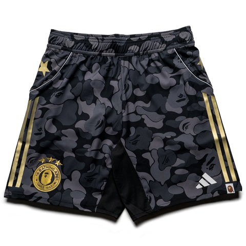 A Bathing Ape x Adidas Soccer Shorts - Black