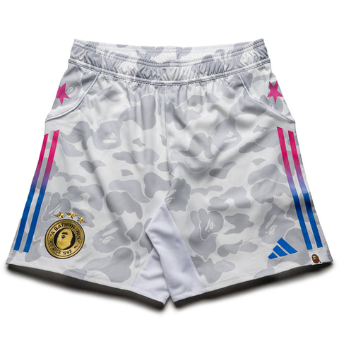 A Bathing Ape x Adidas Soccer Shorts - White