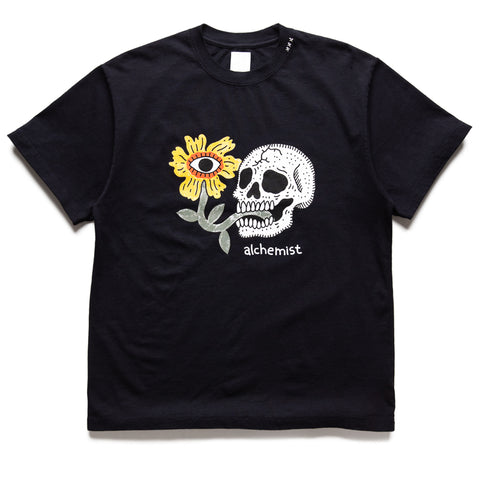 Alchemist Floral Skull Tee - Black