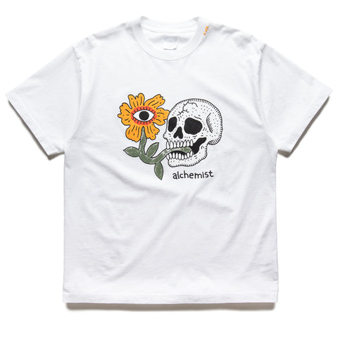 Alchemist Floral Skull Tee - White