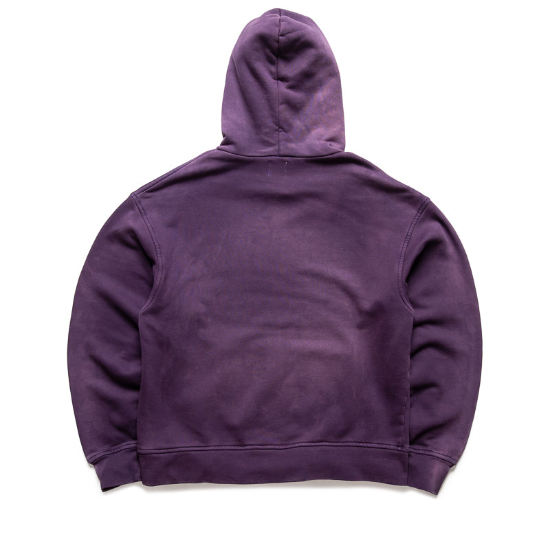ど*ぶ様 XL LA+ DARKNESSS HOODIE / VIOLET Big and Tall - Dropped Shoulder 2-Fer Dystopian Hoodie