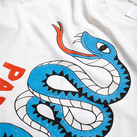 Alchemist Snake Tour L/S Tee - White Alyssum