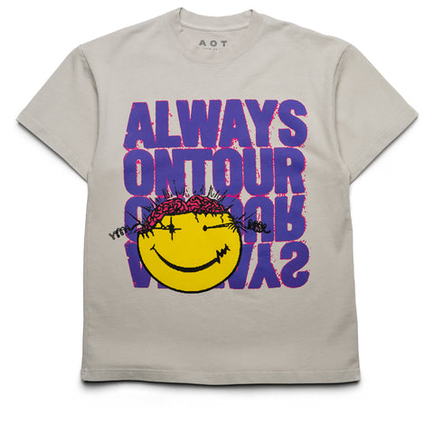 Always On Tour Out My Mind Tee - Pumice Stone