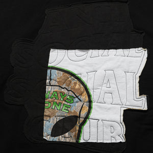 Anti Social Social Club Abstract Applique Mind Games Hoodie - Black
