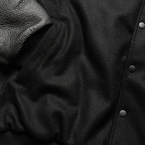 Anti Social Social Club Team Anxious Varsity Jacket - Black