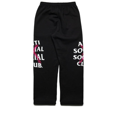 Anti Social Social Club Cancelled Hand Painted Sweatpants - Black