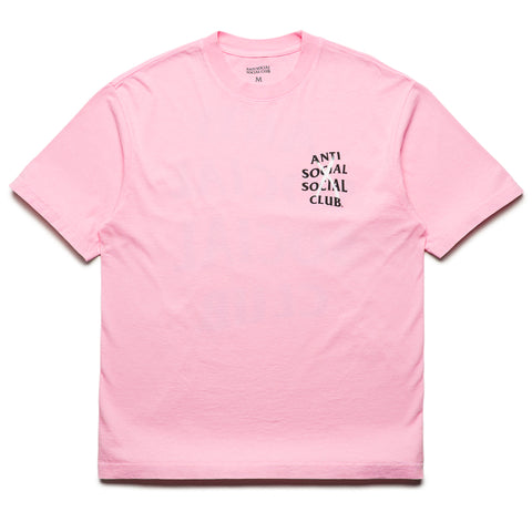 Anti Social Social Club Cancelled Hand Painted Tee - Pink