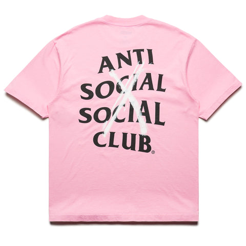 Anti Social Social Club Cancelled Hand Painted Tee - Pink