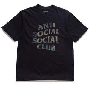 Anti Social Social Club Camo Applique Tee - Black/Camo