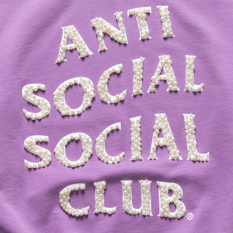 本物美品ANTI  SOCIAL  SOCIAL  CLUBパーカーパープル Sneaker Politics