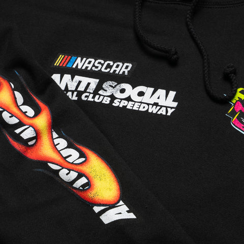 Anti Social Social Club x NASCAR Daytona Hoodie - Black