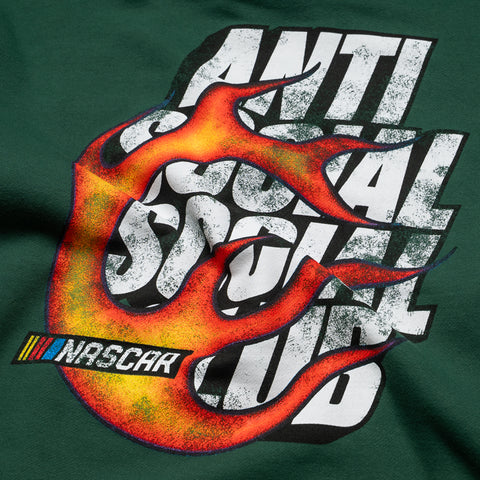 Anti Social Social Club x NASCAR Daytona Hoodie - Green