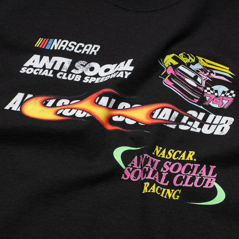 Anti Social Social Club x NASCAR Daytona Tee - Black