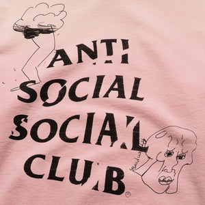 Anti Social Social Club Illustrated Hoodie - Pink